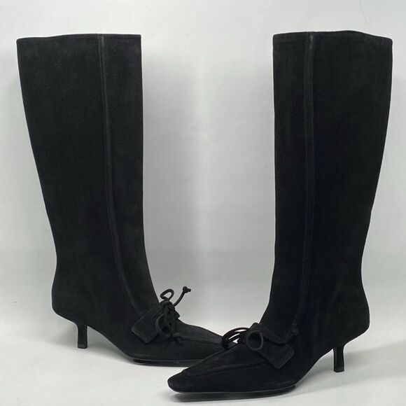 Burberry Storm Tall Suede Boots size 37 - Picture 3 of 15